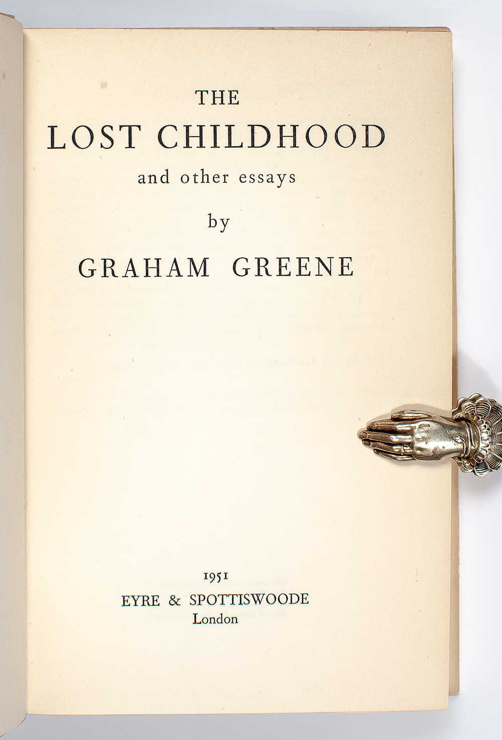 The Lost Childhood and Other Essays.