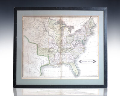 Daniel Lizars 19th Century Map of the United States.
