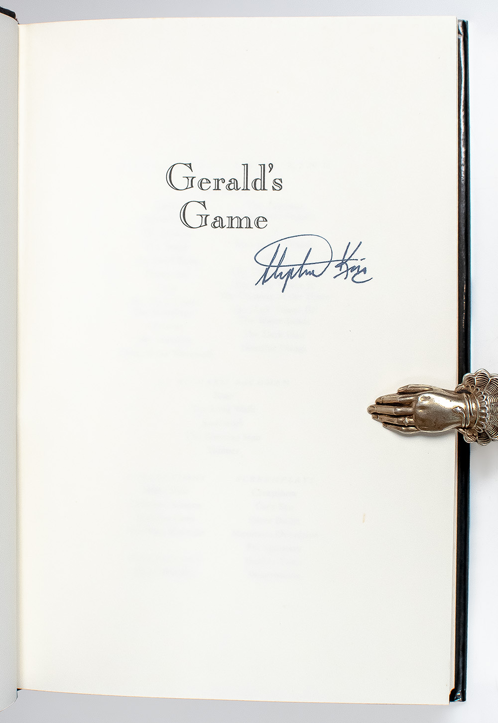 Gerald's Game.