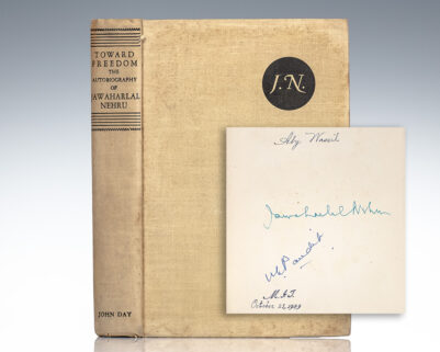 Toward Freedom: The Autobiography of Jawaharlal Nehru.