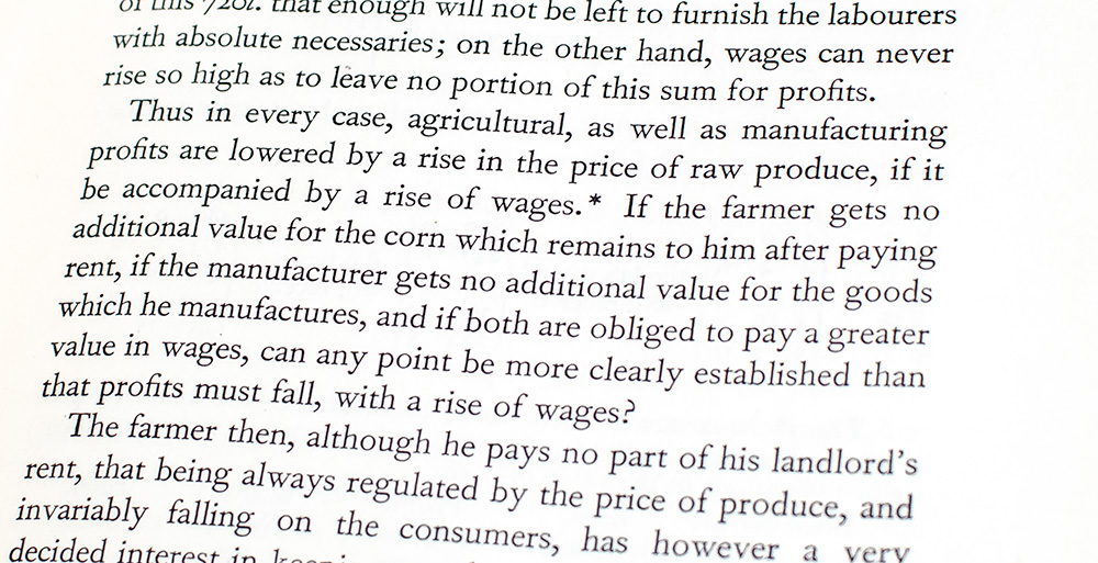 The Works And Correspondence Of David Ricardo.
