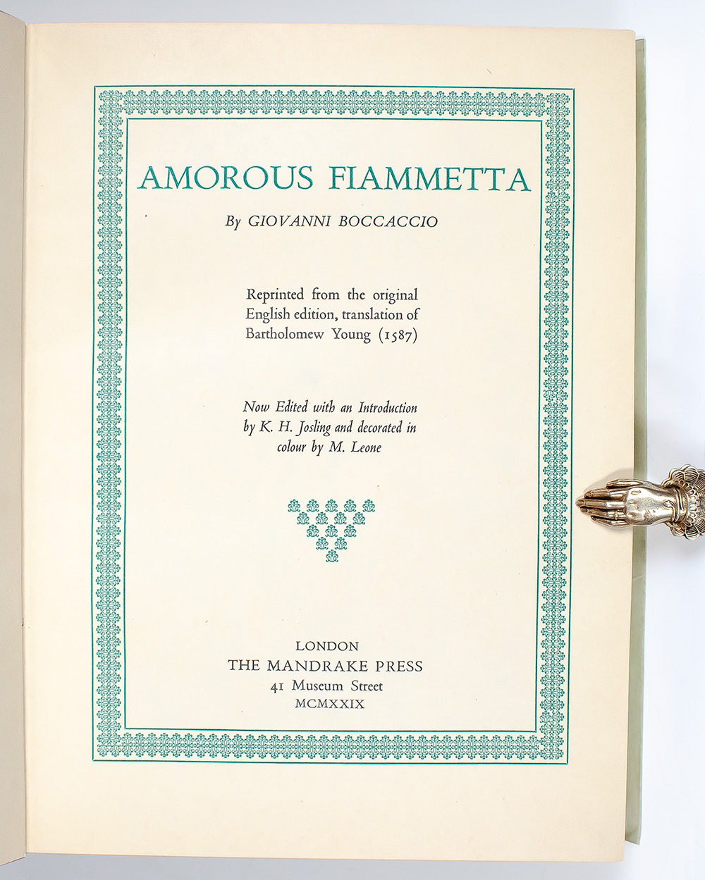 Amorous Fiammetta.