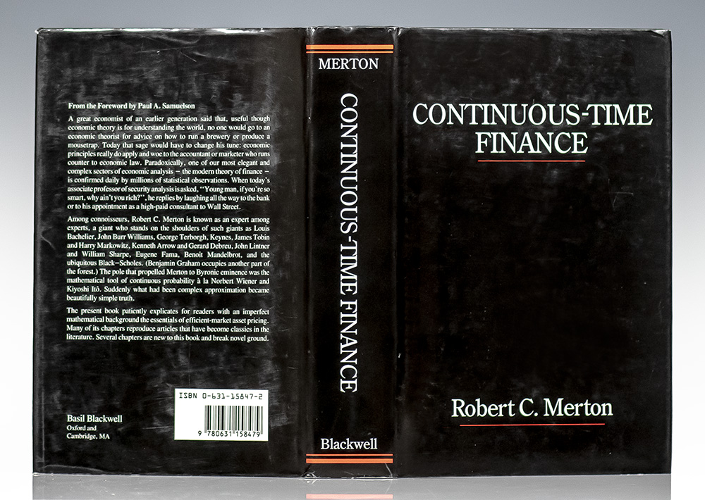Continuous-Time Finance.