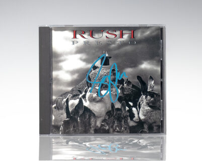 Geddy Lee Signed Presto CD.
