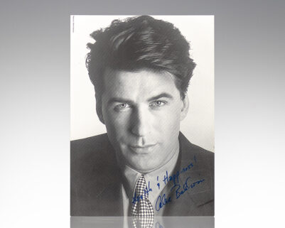 Alec Baldwin Signed Photograph.