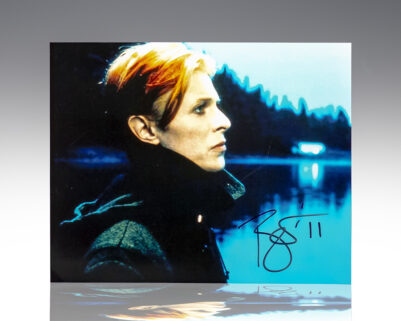 David Bowie Signed Photograph.