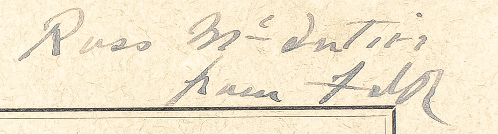 Franklin D. Roosevelt Inscribed Presidential Cruise Pamphlets.