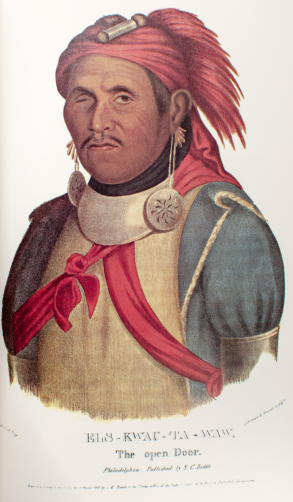 History of the Indian Tribes of North America, with Biographical Sketches and Anecdotes of the Principal Chiefs.