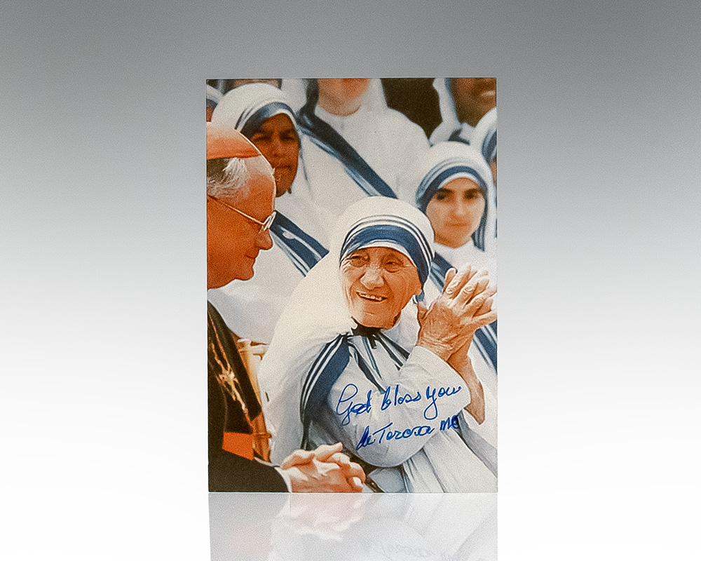 Mother Teresa Signed Photograph.