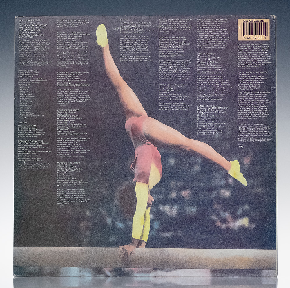 John Williams Signed Official Music of the XXIIIrd Olympiad Los Angeles 1984.