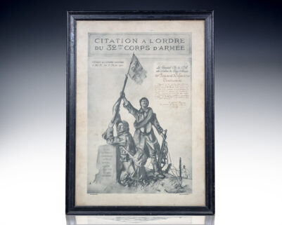 Brigadier General James H. Reeves WWI Awards and Appointment Collection.