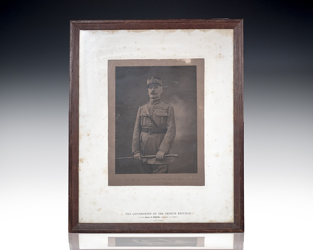 Brigadier General James H. Reeves WWI Awards and Appointment Collection.