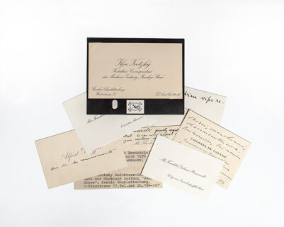 Visiting Card Collection.