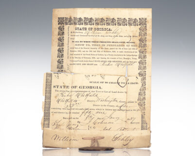 Creek Indian Muscogee County, Georgia Land Grants.