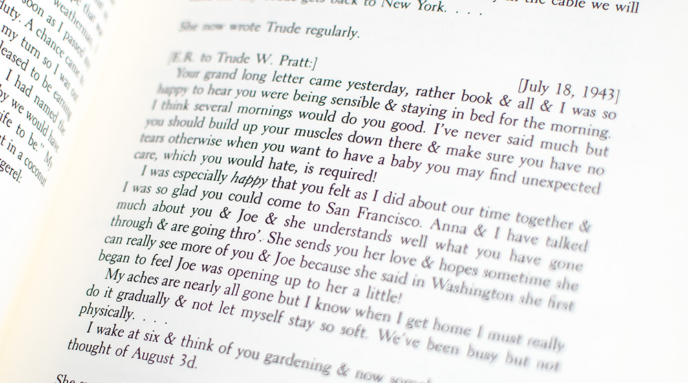 A World of Love: Eleanor Roosevelt and Her Friends 1943-1962.