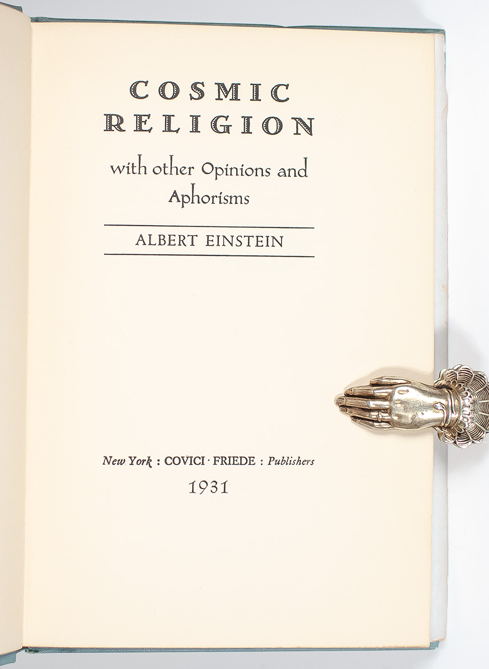 Cosmic Religion: with other Opinions and Aphorisms.