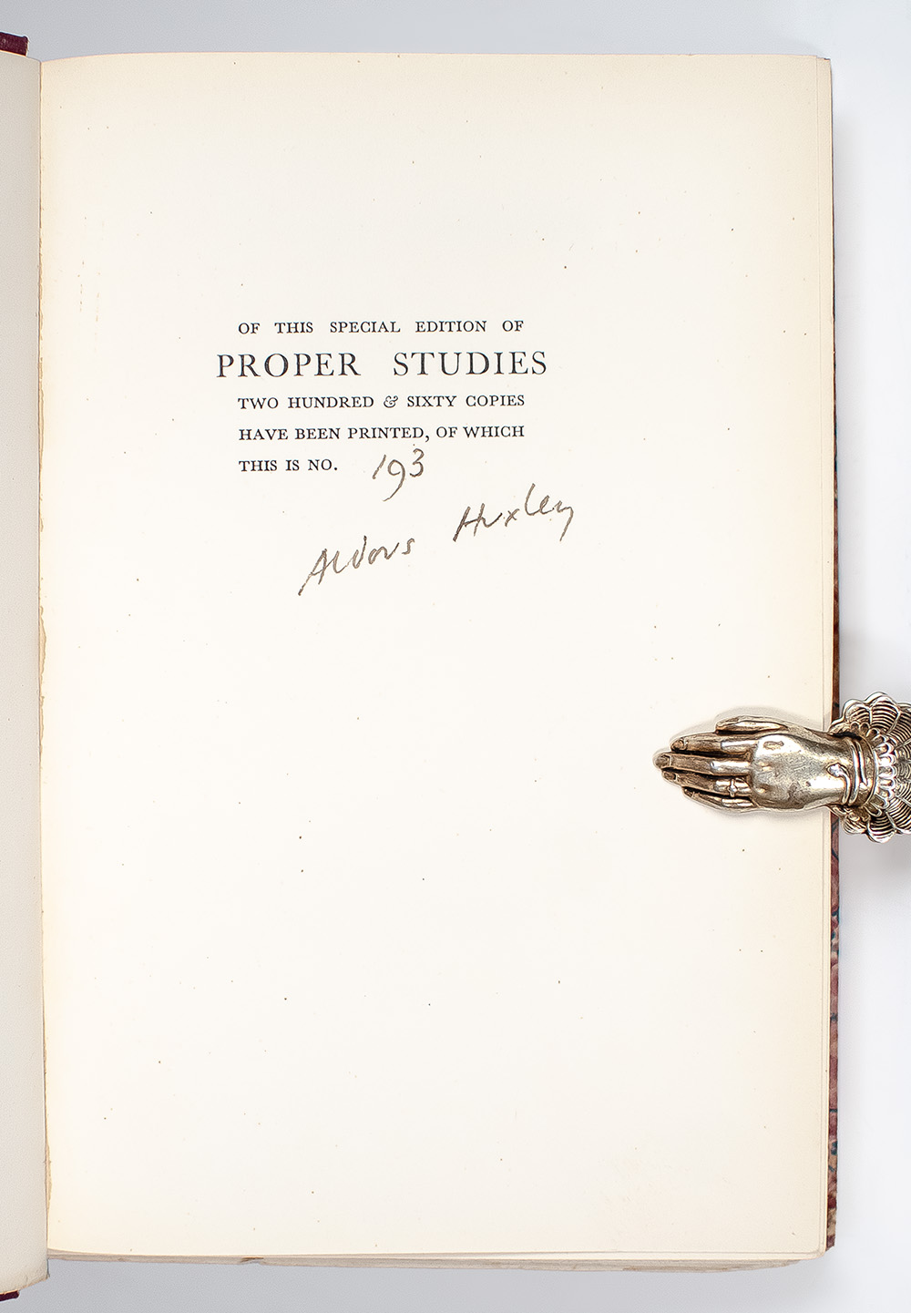 Proper Studies.