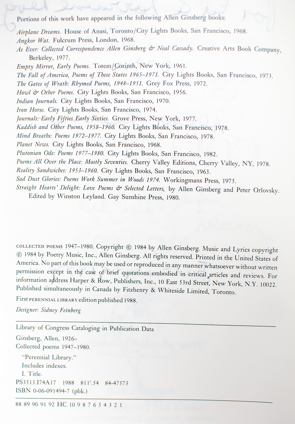 Collected Poems 1947-1980.