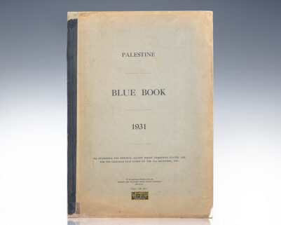 Palestine: Blue Book 1931.
