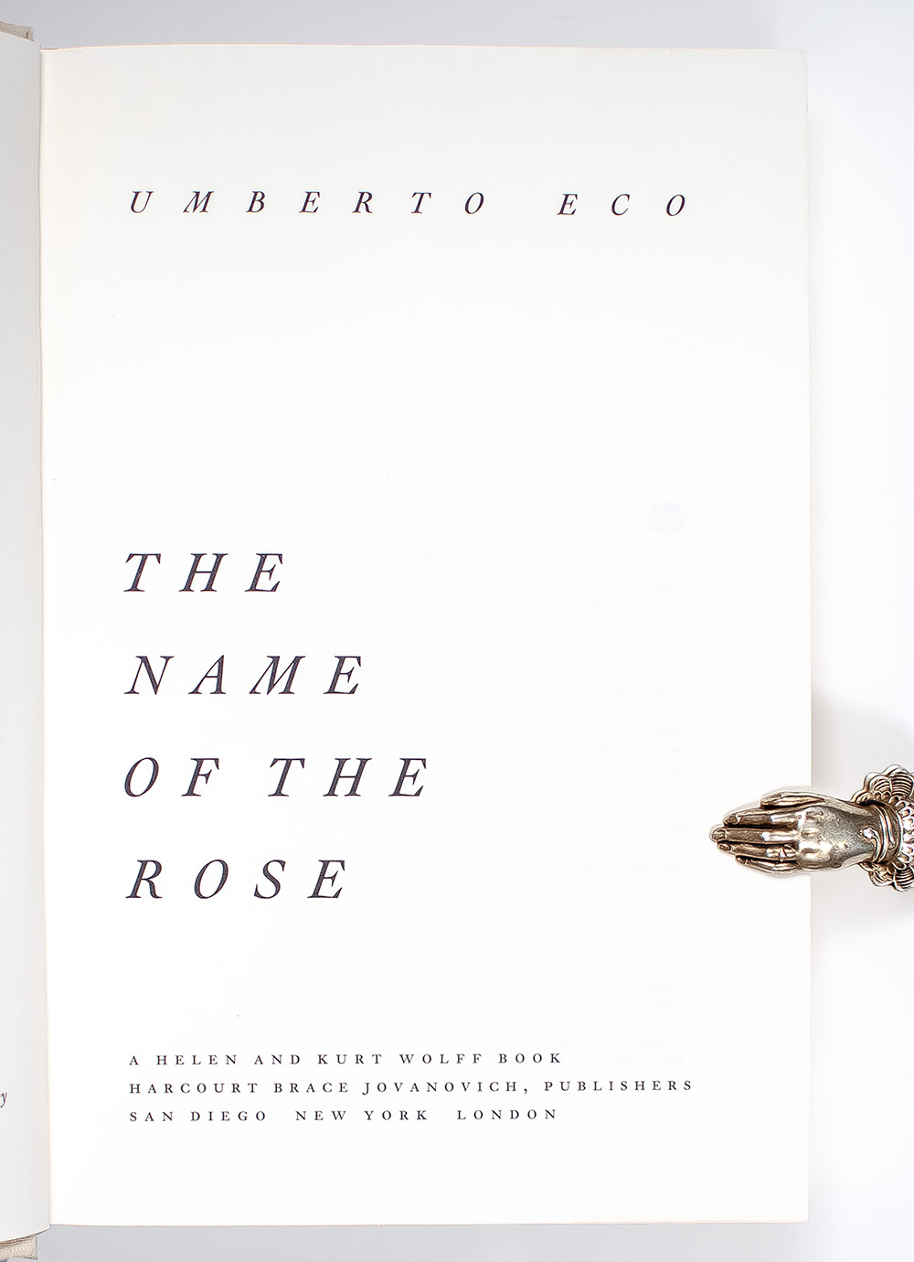 The Name of the Rose.