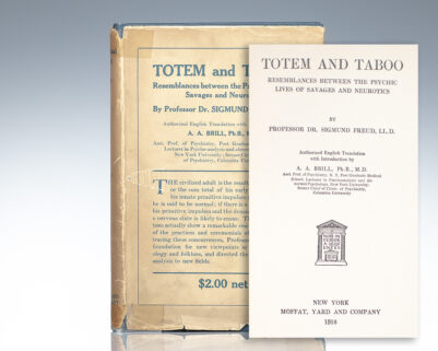 Totem and Taboo: Resemblances Between the Psychic Lives of Savages and Neurotics.
