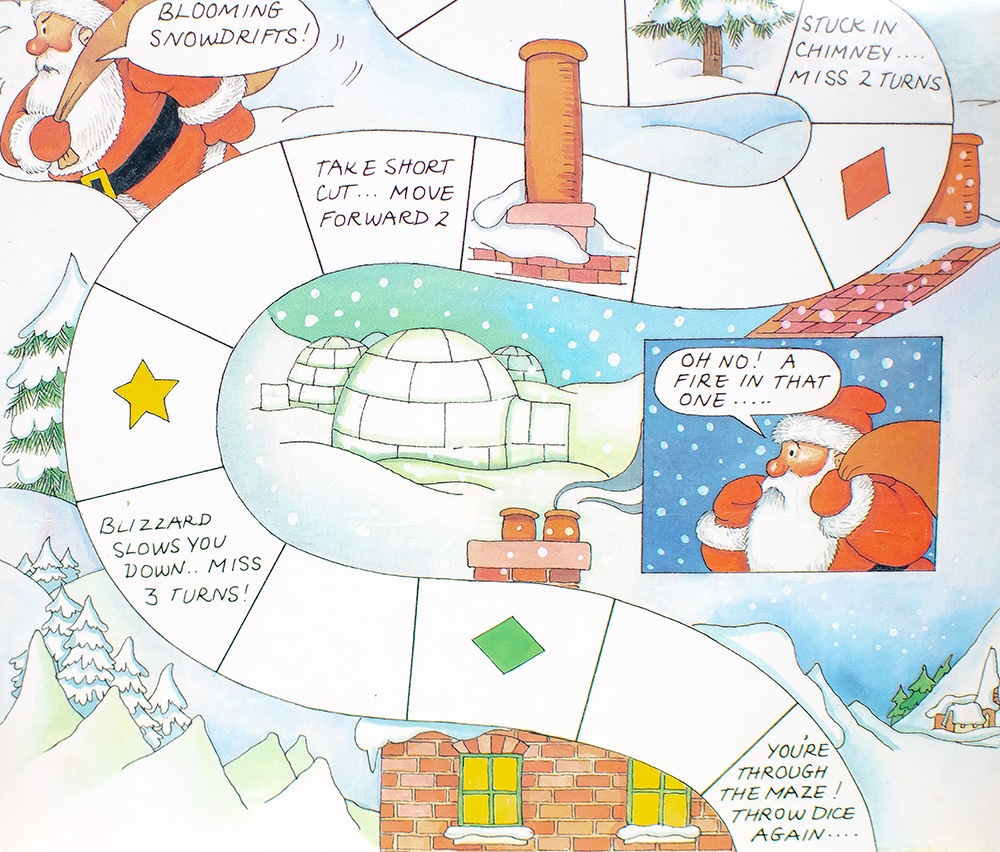Father Christmas Games Book.