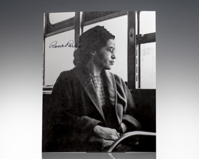 Rosa Parks Photograph Signed.