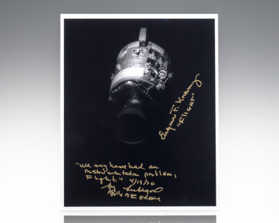 Apollo 13 Eugene Kranz and Seymour Liebergot Signed Photograph.