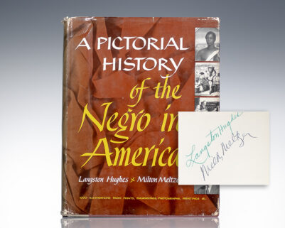 A Pictorial History of the Negro in America.