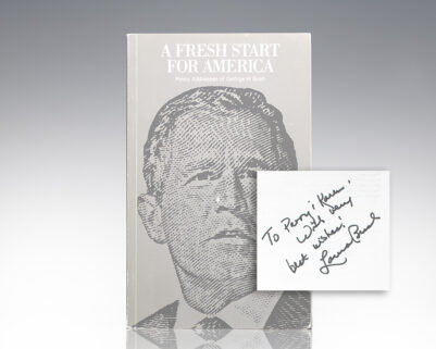 A Fresh Start for America: Policy Addresses of George W. Bush.