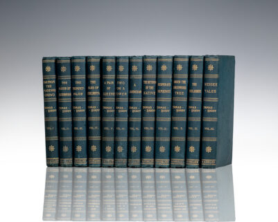 The Works of Thomas Hardy. [Including Far from the Madding Crowd; The Mayor of Casterbridge; The Trumpet-Major; The Hand of Ethelberta; A Pair of Blue Eyes; Two on a Tower; A Laodicean; The Return of the Native; Desperate Remedies; Under the Greenwood Tree; The Woodlanders; Wessex Tales.]