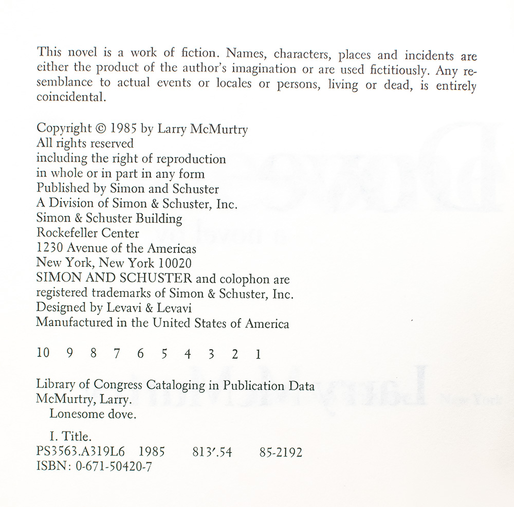 Lonesome Dove; Streets of Laredo; Dead Man's Walk; Comanche Moon.