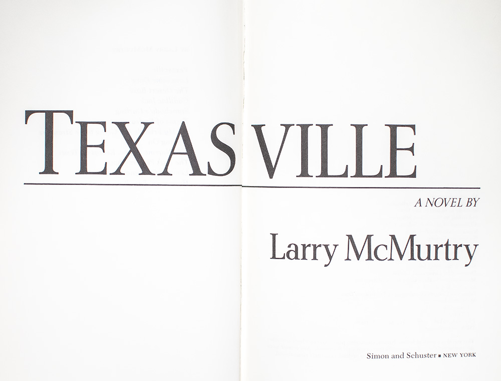 Texasville.
