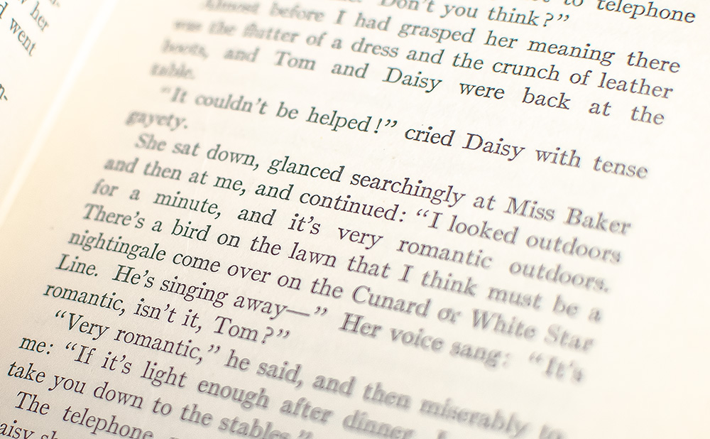 The Great Gatsby.