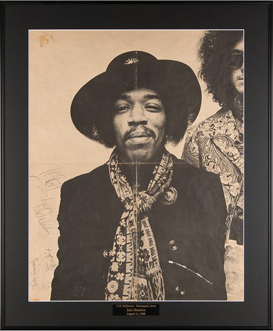 Jimi Hendrix Signed Experience Poster. - Image 3
