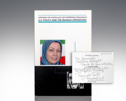 Appeasing the Ayatollahs and Suppressing Democracy: U. S. Policy and the Iranian Opposition.