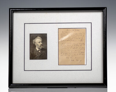 Jules Verne Autograph Letter Signed.