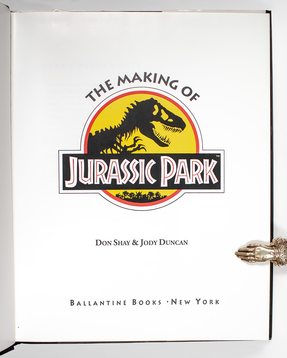 The Making of Jurassic Park: An Adventure 65 Million Years in the Making.