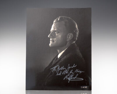 Billy Graham Signed Photograph.