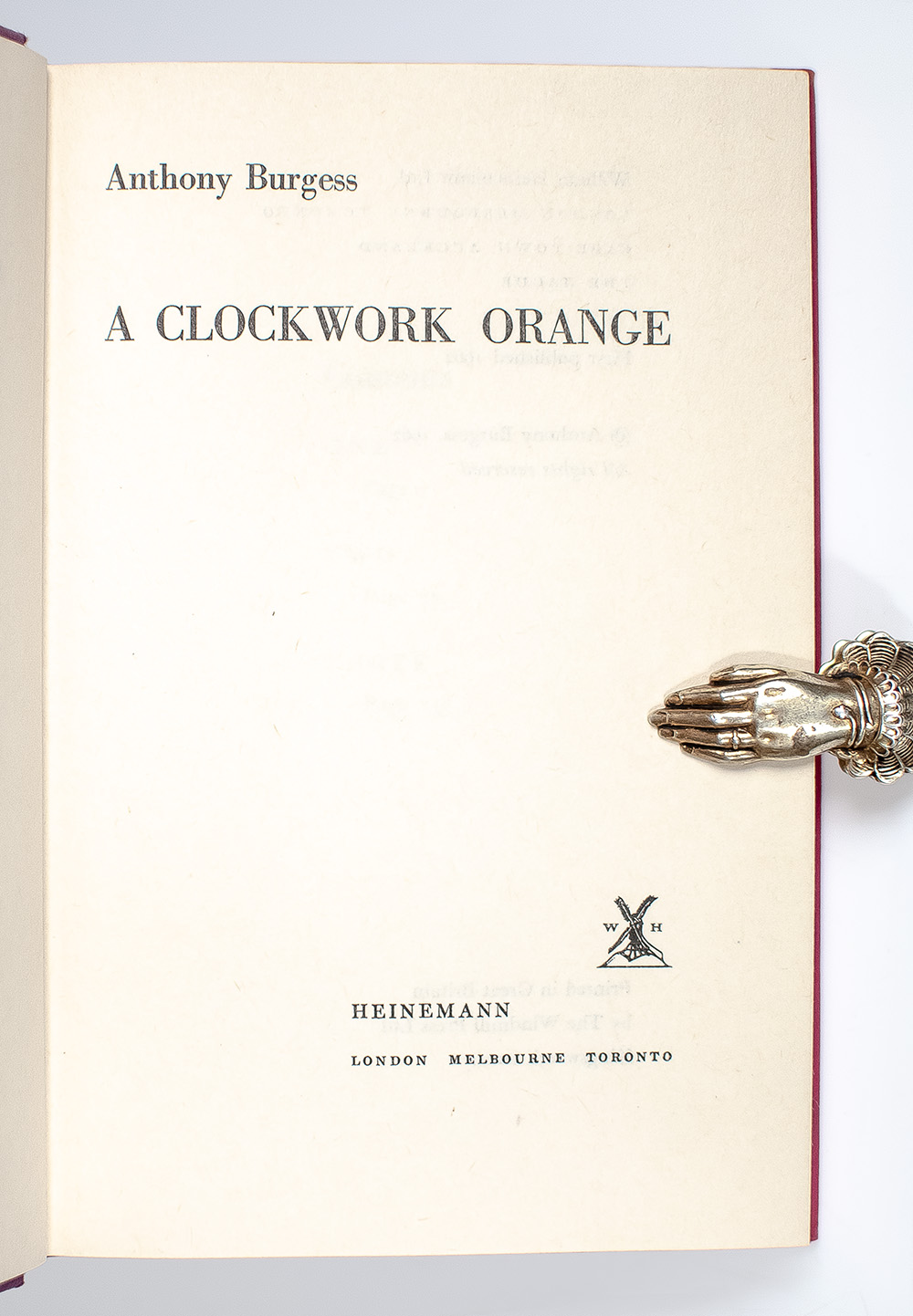 A Clockwork Orange.