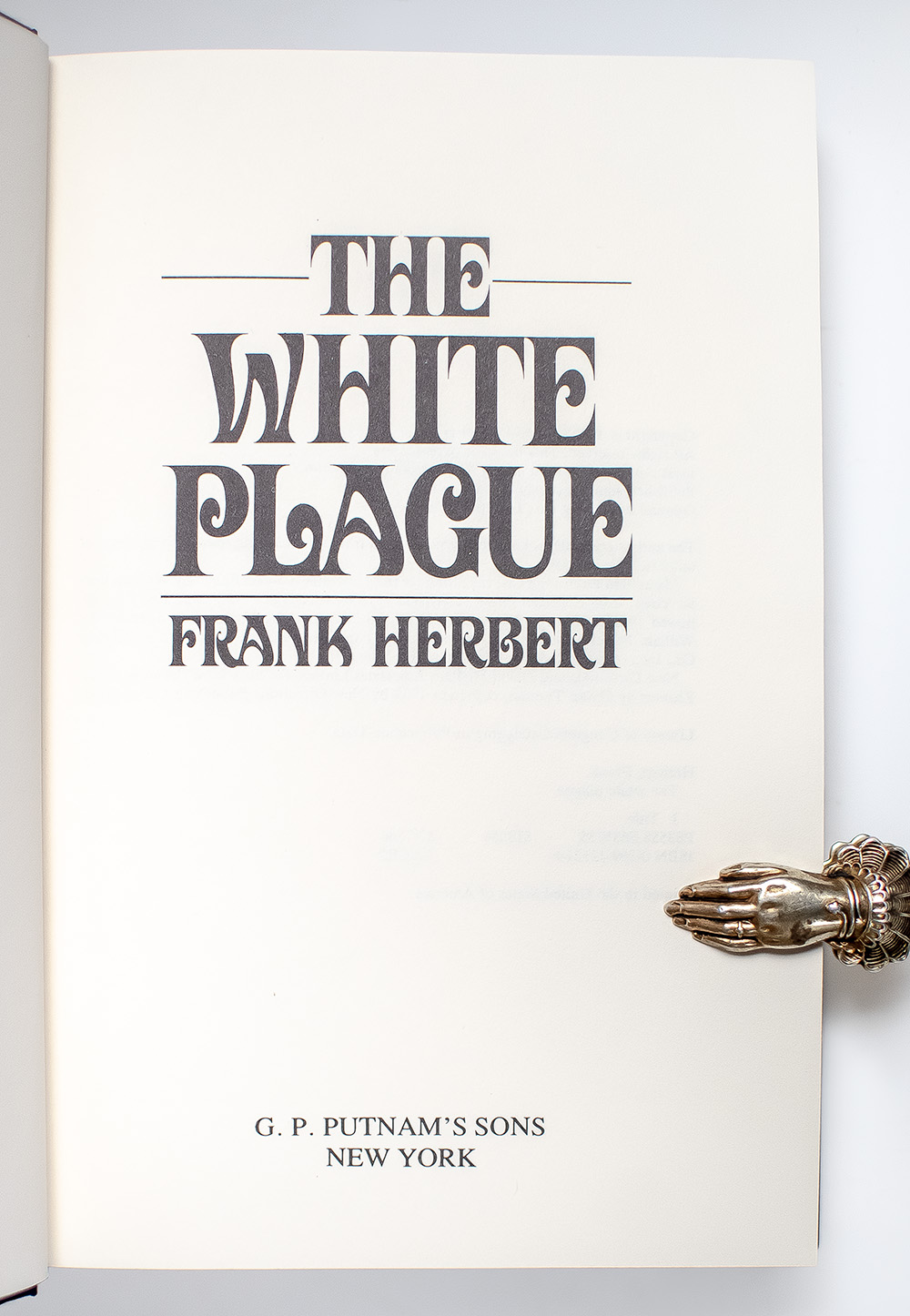 The White Plague.