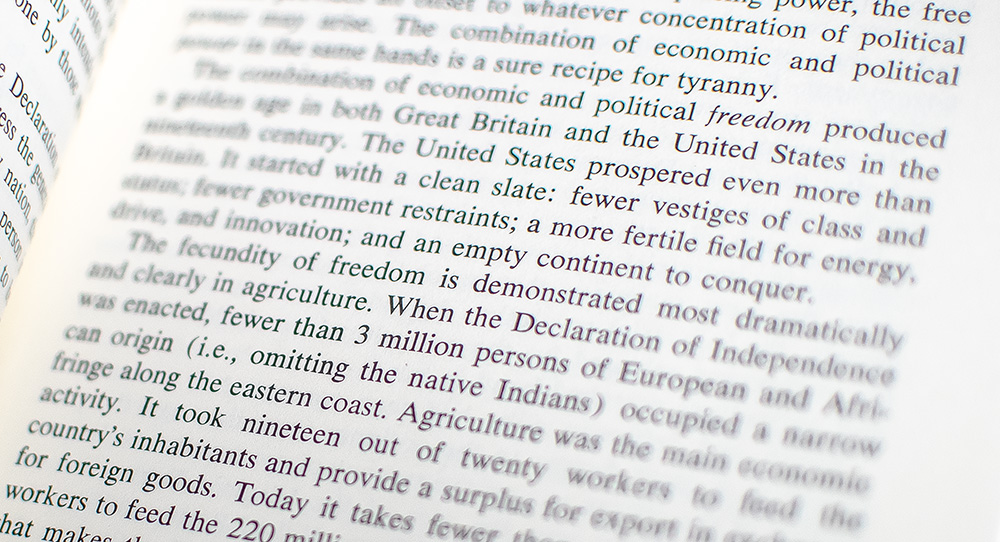 Free To Choose: A Personal Statement.