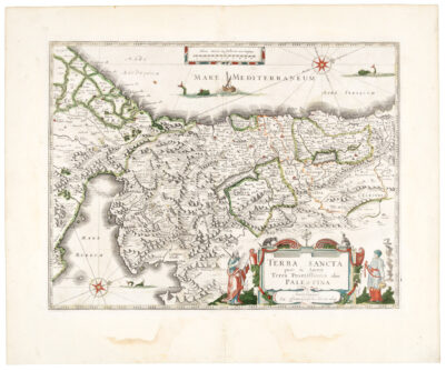 Terra Sancta quae in Sacris Terra Promissionis olim Palestina [Holy Land Map].