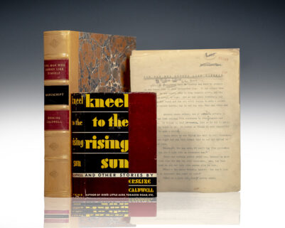Original Typescript for The Man Who Looked Like Himself. [with] Kneel to the Rising Sun: and Other Stories.