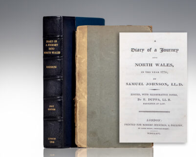 A Diary of a Journey Into North Wales, In the Year 1774.