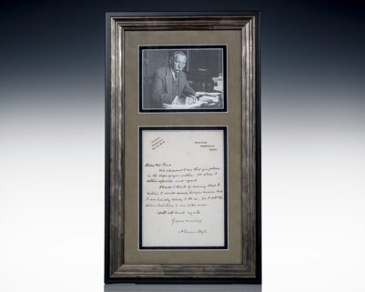 Arthur Conan Doyle Autograph Letter Signed.