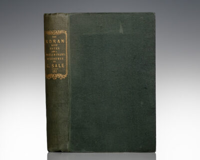 The Koran, Commonly Called the Alcoran of Mohammed, Translated into English Immediately from the Original Arabic; with Explanatory Notes, Taken from the Most Approved Commentators.