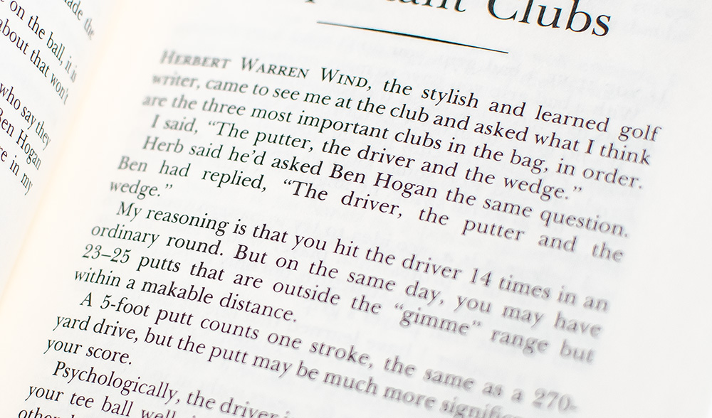 Harvey Penick’s Little Red Book: Lessons And Teachings From A Lifetime In Golf.