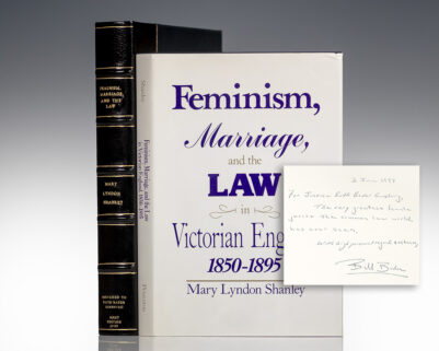 Feminism, Marriage, and the Law in Victorian England, 1850-1895.