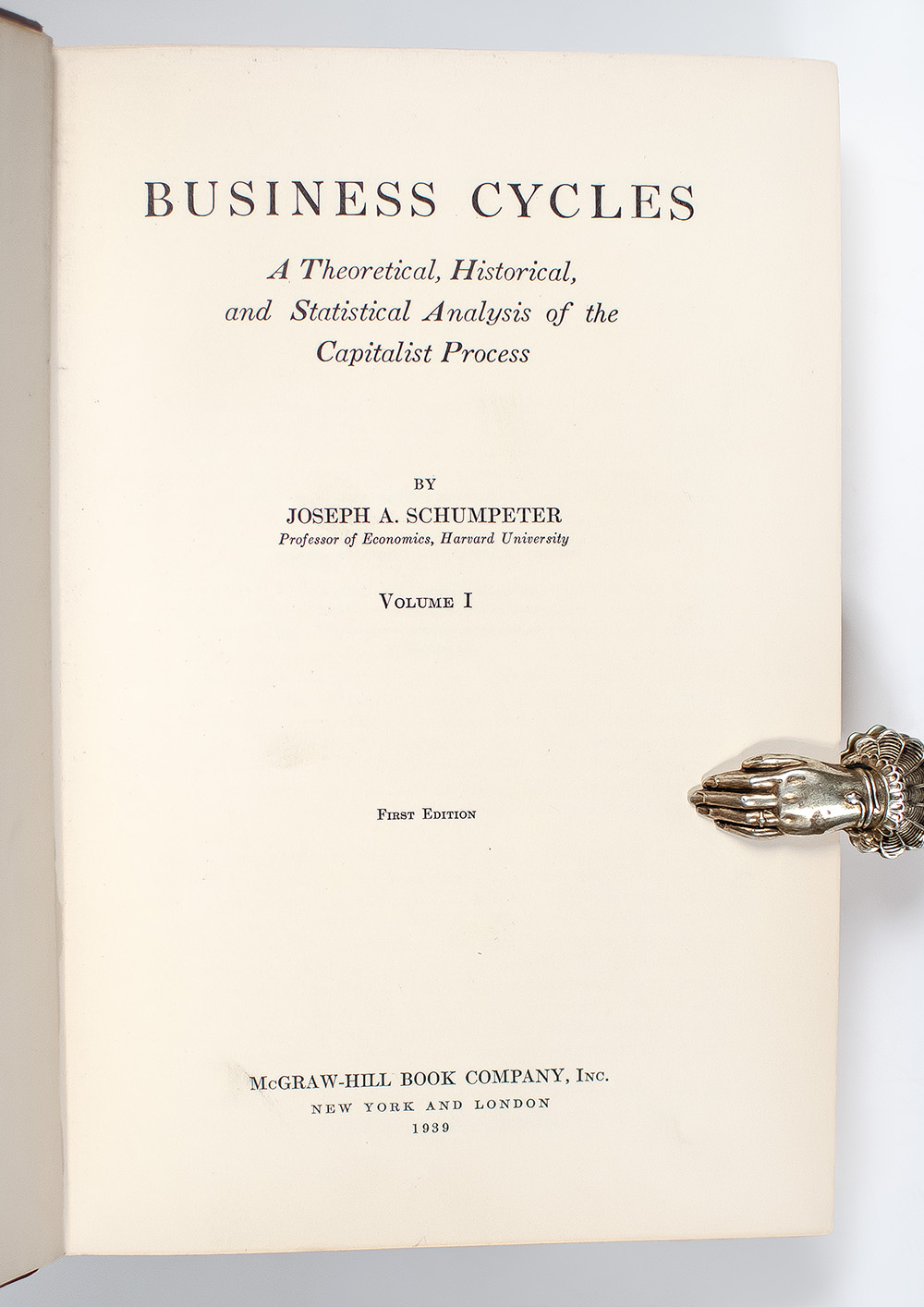 Business Cycles: A Theoretical, Historical, And Statistical Analysis of the Capitalist Process.